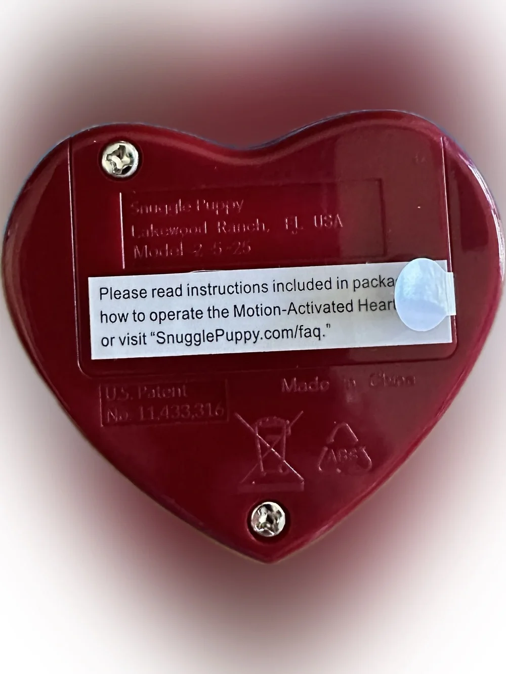 SmartBeat Heart Pulse + Puppy Heat Pack